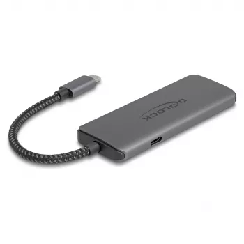 DeLOCK USB Type-C telakointiasema 8K HDMI USB PD 3.0 100 W