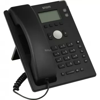 snom D120 - VoIP-puhelin - kolmen osapuolen neuvottelu - SIP - 2 kaapelia - musta (4361)