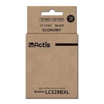 Mustepatruuna ACTIS KB-529Bk yhteensopiva Brother-tulostimiin, pigmentoitu musta, 58 ml, vakiokapasiteetti, yksittäispakkaus