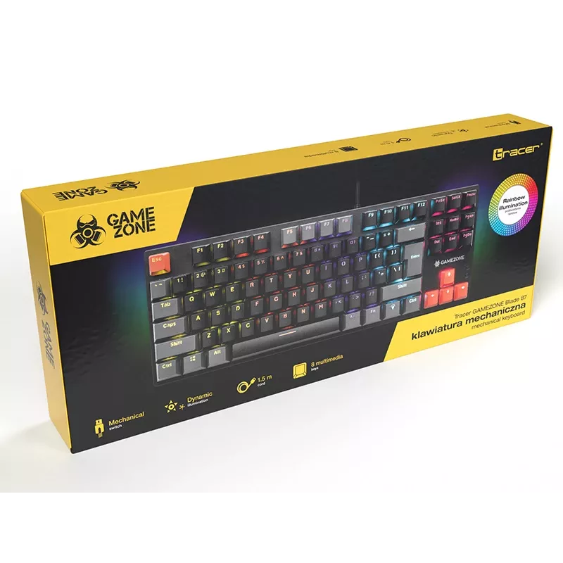 TRACER mekaaninen näppäimistö GAMEZONE Blade 87