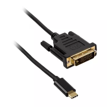 DVI-kaapeli Akasa AK-CBCA10-18BK 1,8 m DVI-D musta