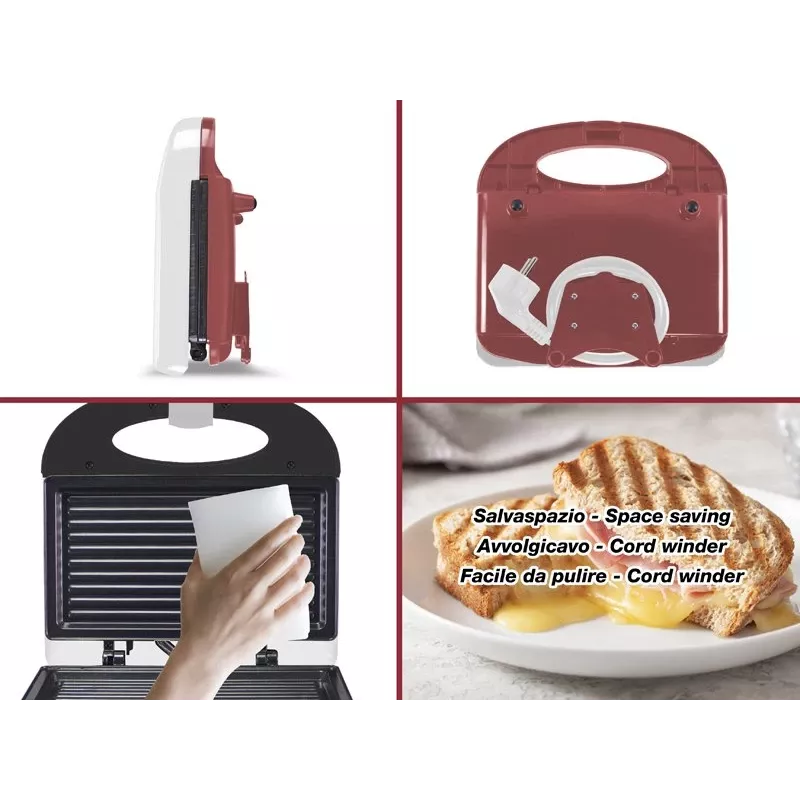 Beper P101TOS010 leivänpaahdin, 2 viipaleen sähköleivänpaahdin säädettävällä paahtoasteella