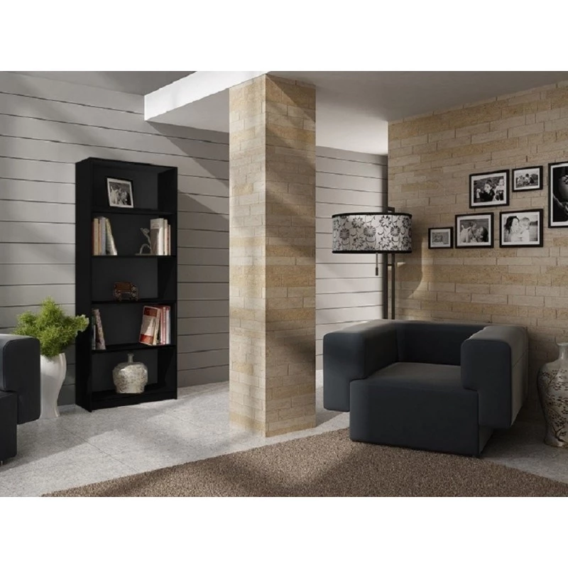 Topeshop R60 CZERŃ toimistohylly