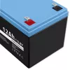Qoltec LiFePO4 litiumrautfosfaattiakku 12,8 V 12 Ah 153,6 Wh BMS:llä