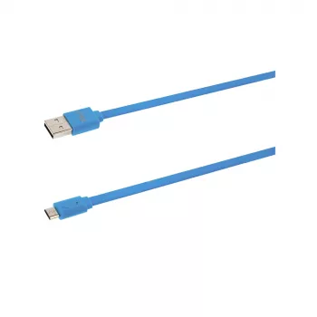 Tellur TLL155011 USB-kaapeli 1 m USB A Micro-USB A sininen