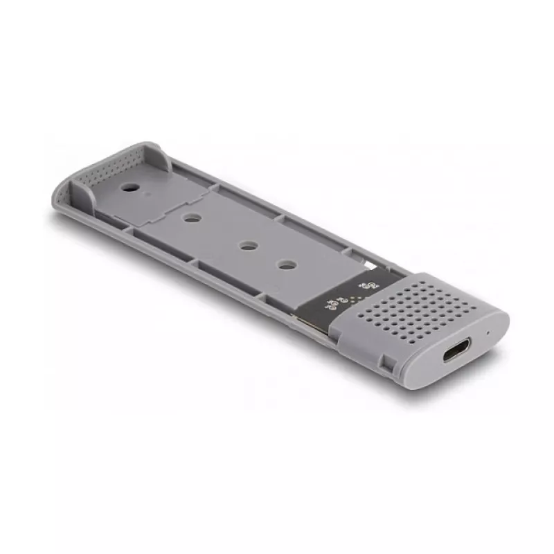 SSD-kotelo DeLOCK ulkoinen USB Type-C -combo-kotelo M.2 NVMe PCIe- tai SATA-SSD-asemalle työkaluitta
