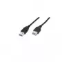 USB-jatkokaapeli DIGITUS AK-112331, 3 m, USB-A-uros - USB-A-naaras, USB 3.2 Gen 1, musta