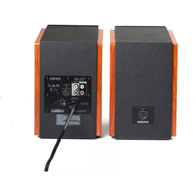 Edifier R1700BTS - kaiuttimet - hyllykaiuttimet - langaton - Bluetooth - 66 wattia (yhteensä) (R1700BTS WOOD)