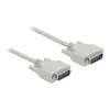 Sarjakaapeli DeLOCK 85975 beige 1m Sub-D15