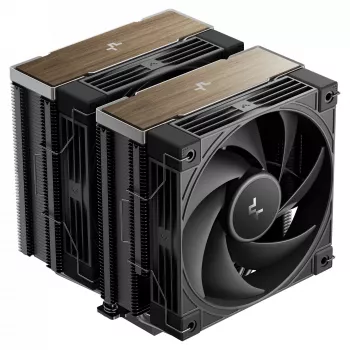 Ilmajäähdytin DeepCool AK620 G2, 120 mm tuuletin, yhteensopiva LGA1700/1200/115x ja AM4/AM5, musta, 144×127×159 mm