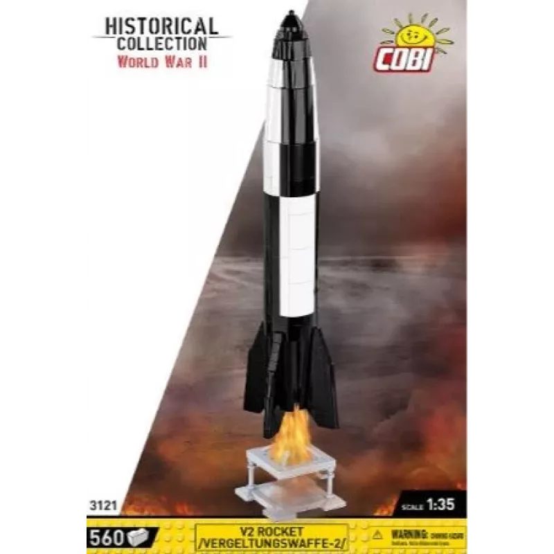 Rakennussarja COBI V2 raketti 560 osaa toinen maailmansota