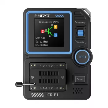 FNIRSI monitoimi-LCR-transistori-kondensaattoritesteri vastus 0,01–50 Ω