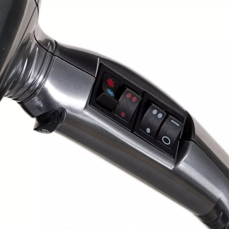 BaByliss Pro Digital harmaa, hopea 2200 W