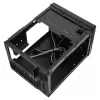 SilverStone SUGO 13 - Desktop - Mini-DTX - ilman virtalähdettä (AT / PS/2) - musta - USB/audio (SST-SG13B-Q)