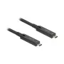 DeLOCK USB-kaapeli USB 3.2 Gen 2 10 m USB-C musta 84257