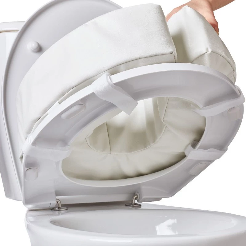 Pehmeä korotettu wc-istuin, 10 cm