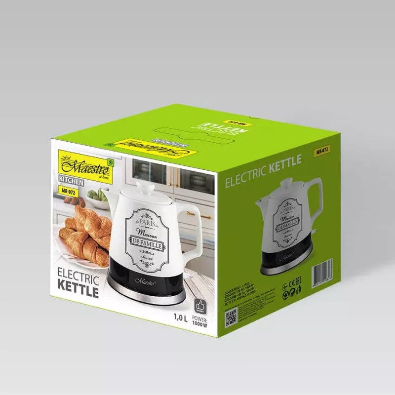 Feel-Maestro MR-072 vedenkeitin 1,2 L valkoinen 1200 W