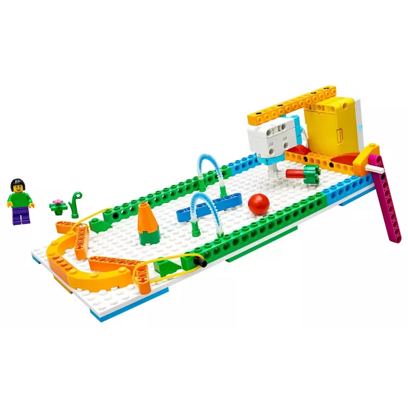 LEGO Education SPIKE Essential Set A+ 45345 – oppimisrobotiikka- ja ohjelmointirakennussarja, 449 osaa, 6 vuodesta alkaen