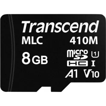 Transcend 410M flash-muistikortti 8 GB A1 Video Class V10 UHS-I U1 Class10 microSDHC UHS-I
