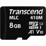 Transcend 410M flash-muistikortti 8 GB A1 Video Class V10 UHS-I U1 Class10 microSDHC UHS-I