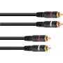 RCA-kaapeli Omnitronic 2x2, 1,5 m, malli 30209360