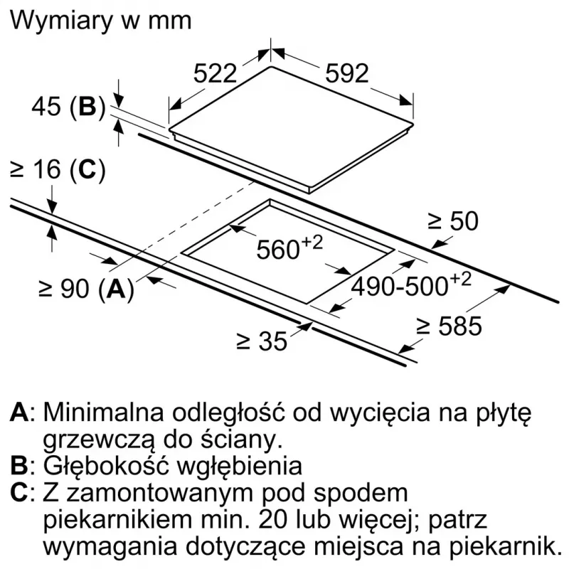 Siemens iQ100 ET61RBEA1E keittotaso musta kalusteisiin 60 cm 4 vyöhykettä