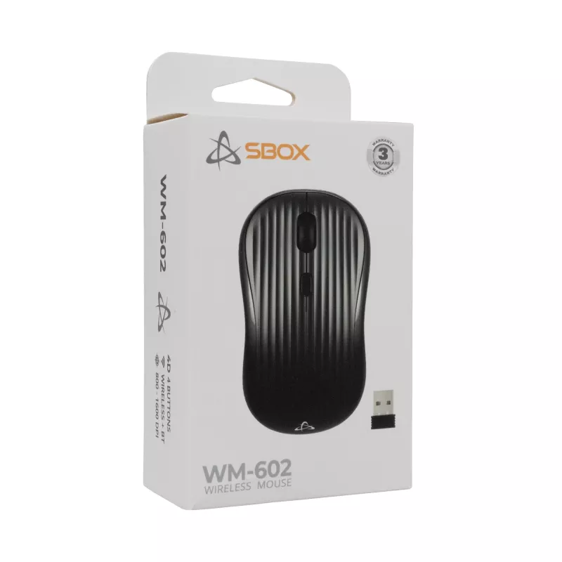 Hiiri SBOX WM-602 musta langaton liitäntä