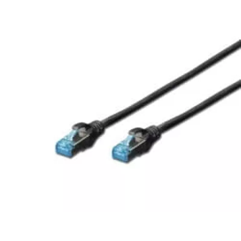 Verkkokaapeli Digitus CAT 5e SF/UTP 1 m RJ-45 musta