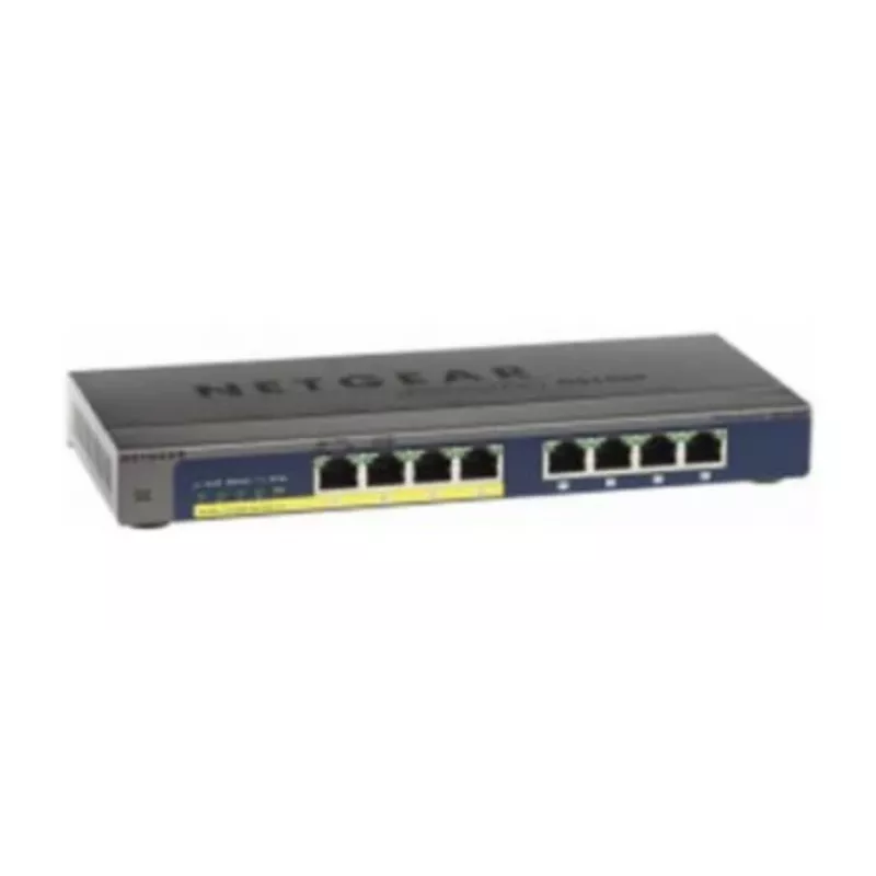 NETGEAR GS108PP hallitsematon Gigabit Ethernet (10/100/1000) Power over Ethernet (PoE) musta