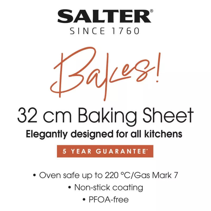 Leivinpelti Salter BW12560EU7 32 cm tarttumaton hiiliteräs