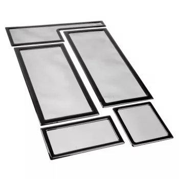 DEMCiflex 0677 -pölysuodatin CaseLabs Bullet BH7:lle, musta, 5 kpl:n pakkaus