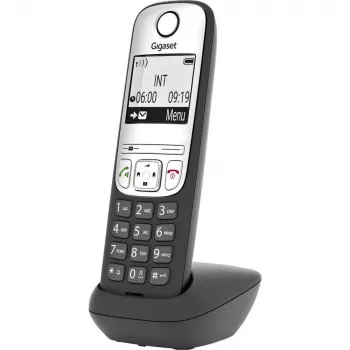 Gigaset A690HX analoginen/DECT-puhelin, soittajan tunnistus, musta, hopea