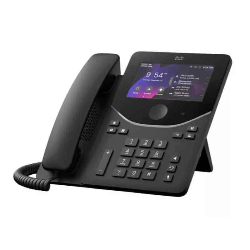Cisco-pöytäpuhelinsarja 9871 Carbon Black