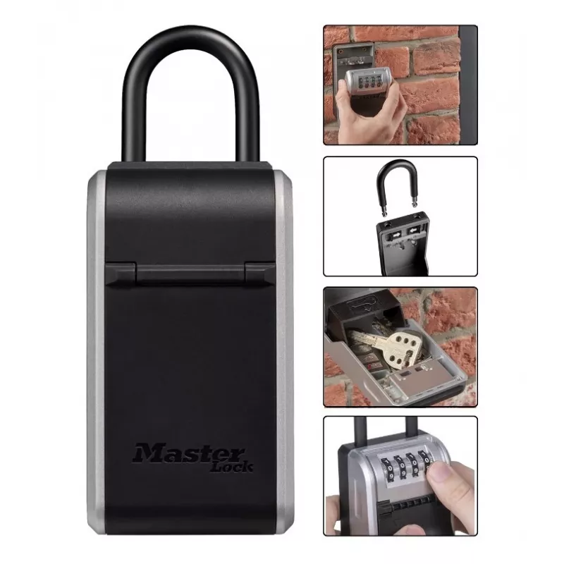 MASTERLOCK 5480EURD yhdistelmälukko laukkuun – tukeva muotoilu, malli 5480EURD