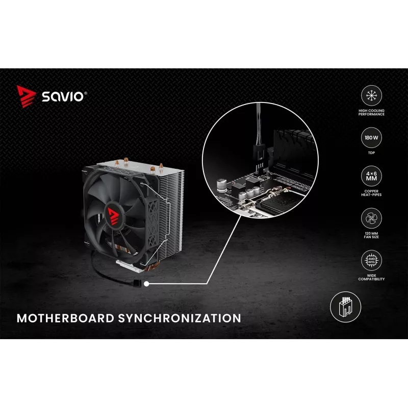 SAVIO VORTEX X2 prosessorijäähdytin