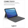 Combo Touch -kotelo näppäimistöllä US iPad Pro 11 1,2,3 gen harmaa