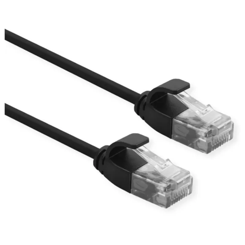 Verkkokaapeli ROLINE 21.15.3954 RJ-45 Cat6a 1,5 m musta