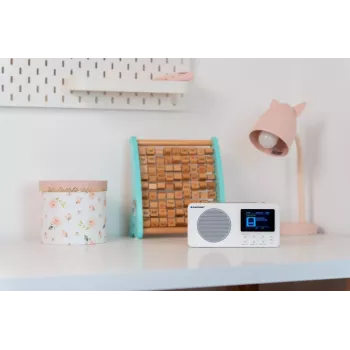 Blaupunkt DR6WH kannettava radio valkoinen