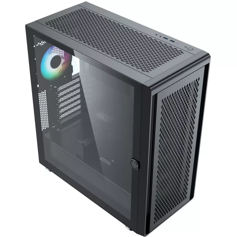 PC-kotelo Silentware Air 100 musta — Mid-Tower ATX-yhteensopiva kotelo, musta