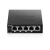 D-Link DGS-1005P/E -verkkokytkin, hallitsematon, Gigabit Ethernet (10/100/1000), Power over Ethernet (PoE), musta