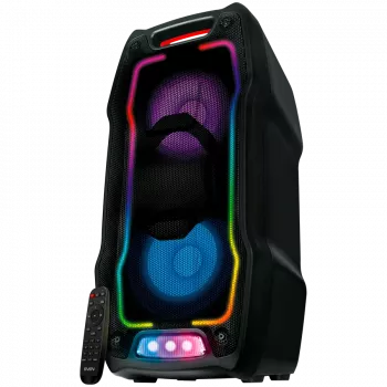 Kaiutin SVEN PS-730, musta (100W, TWS, Bluetooth, FM, USB, microSD, LED-näyttö, 4400 mAh)