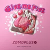 ZOMOPLUS Give Me Five -pelihiirimatto, 500x420 mm - roosa
