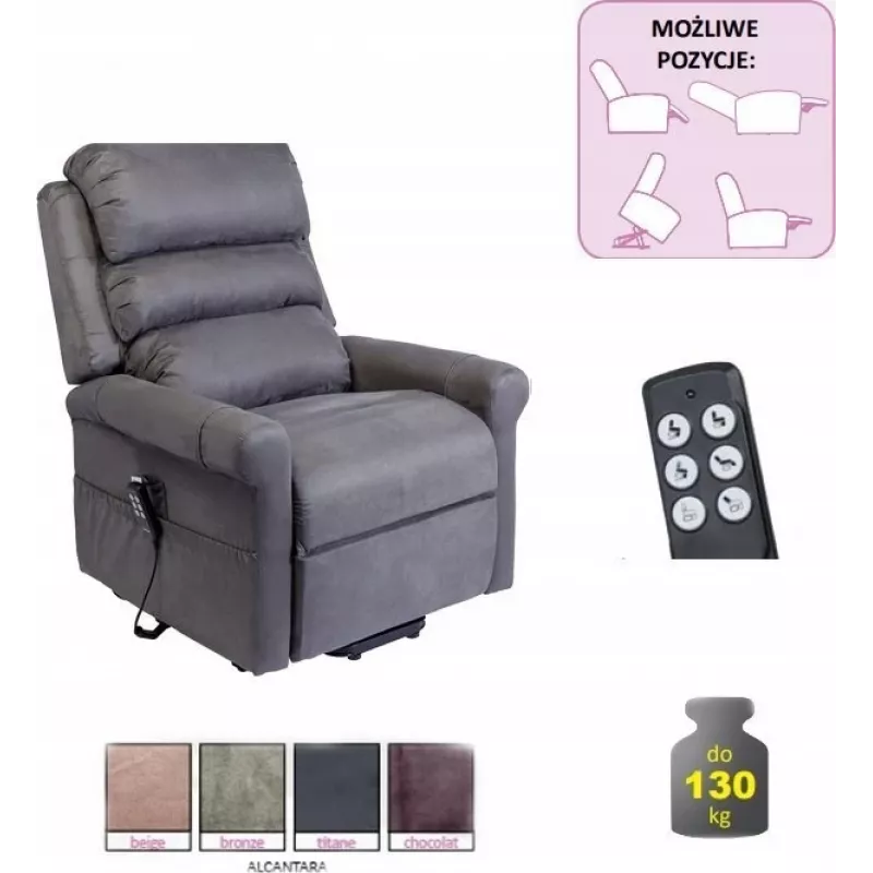 STYLEA II geriatrinen tuoli väri: Titan