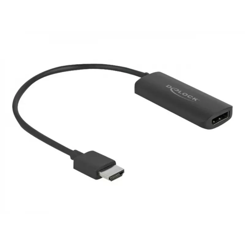 Adapteri HDMI-A uros DisplayPort naaras 4K 60 Hz DeLOCK 63206