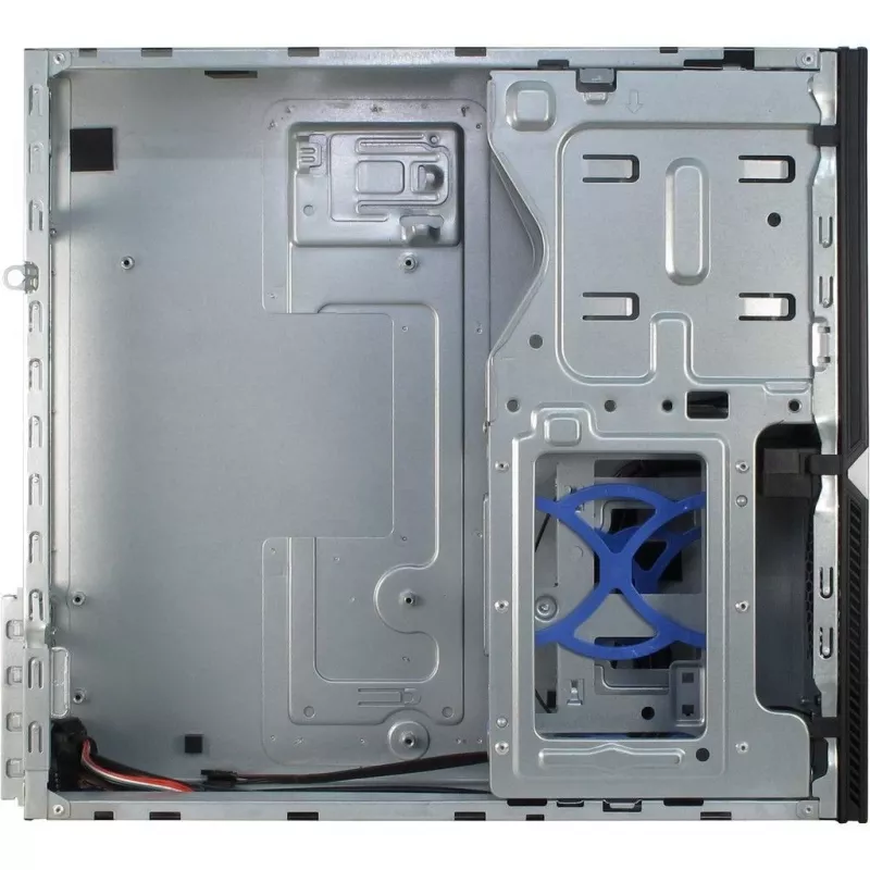 Inter-Tech IT-503 - SFF - Mini-ATX - ei virtalähdettä (TFX12V) - mattamusta - USB/audio (88881270)