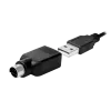 Näppäimistö LogiLink ID0019A universaali USB QWERTZ saksa musta