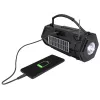 Tracer Explorer TRAGLO47616 kannettava Bluetooth-kaiutin, TWS, Bluetooth 5.3, 15 W RMS, FM-radio, taskulamppu, aurinkopaneeli, 1800 mAh varavirtalähde, microSD, musta