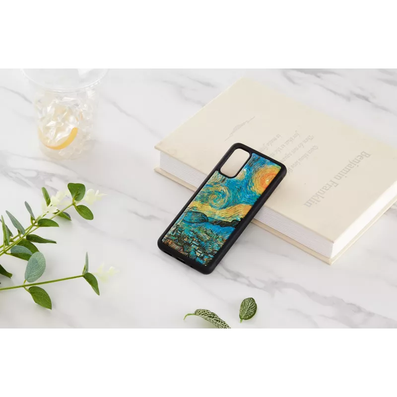 iKins suojakotelo Samsung Galaxy S20:lle – musta tähtiyö-muotoilu