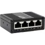Teollinen 5-porttinen gigabit-kytkin Exsys EX-62021 USB-C-virtalähteellä, hallitsematon