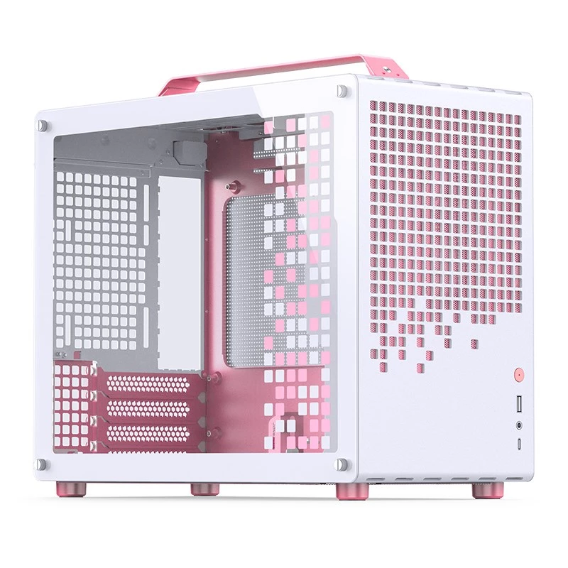 JONSPLUS MATX Handle Case Z20 - valkoinen-vaaleanpunainen